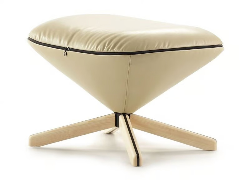 TORTUGA | Leather footstool